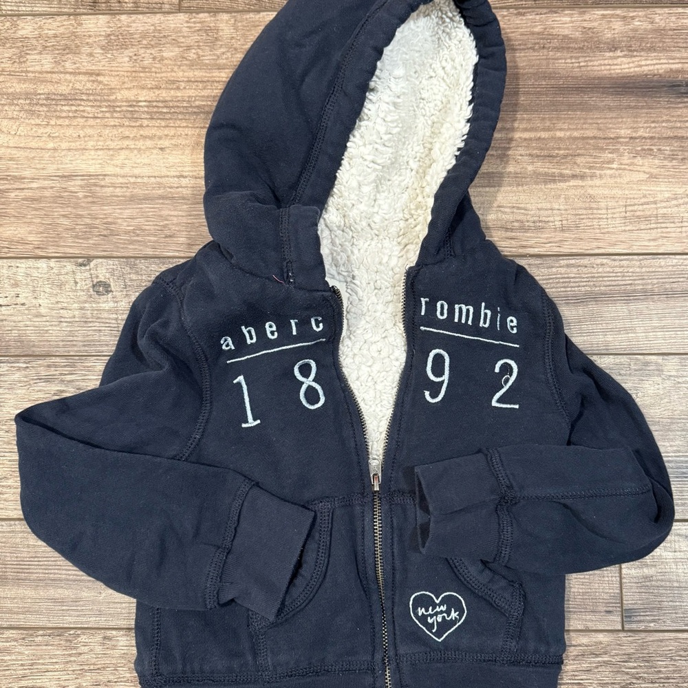 Kids Abercrombie & Fitch hoodie zip up sweatshirt